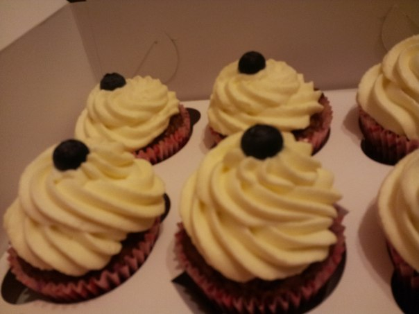 Кап-кейки ванильные и яблочные