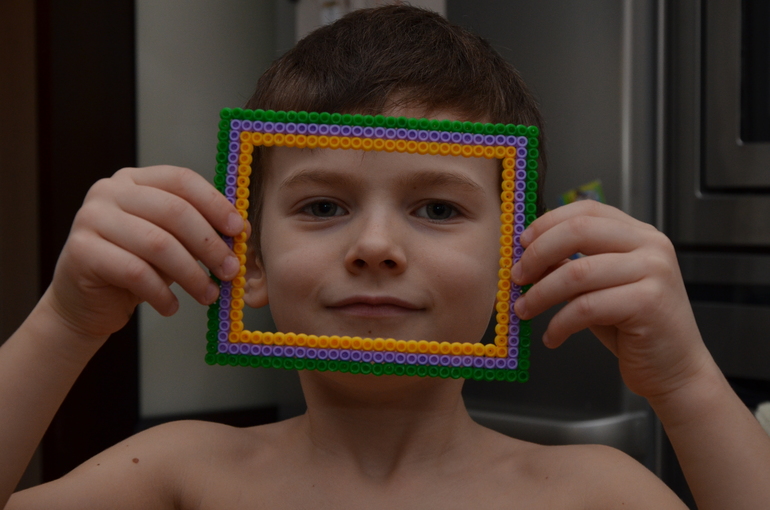 Вот такую открытку мы смастерили