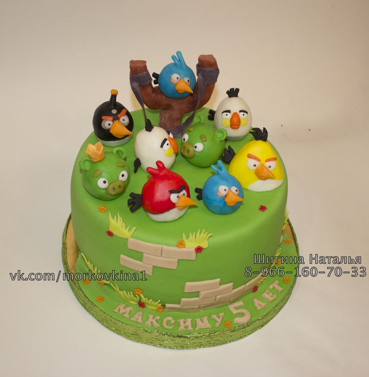 Торт Angry Birds