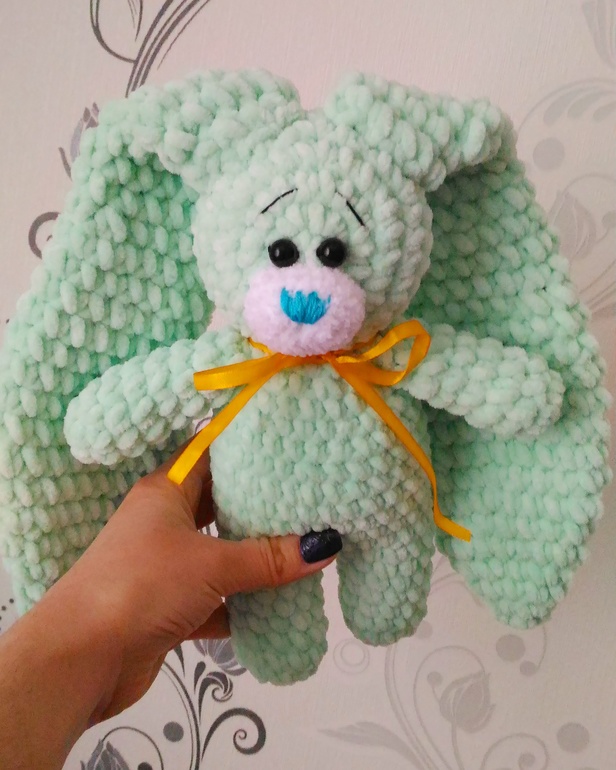 Вязание игрушек из толстой пряжи 10