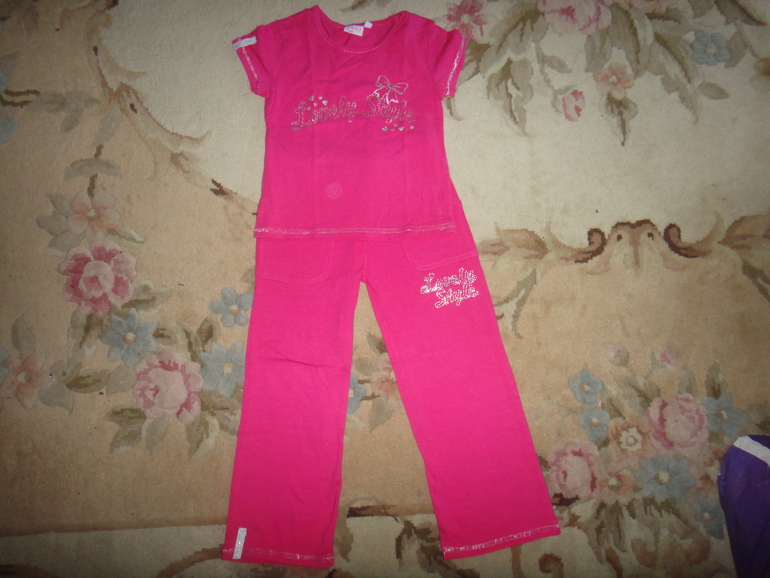 Костюм футдолка+брюки лето р.104