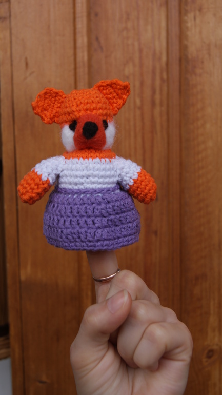 пальчиковый театр. лисичка.