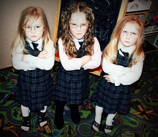 тройняшки в образе