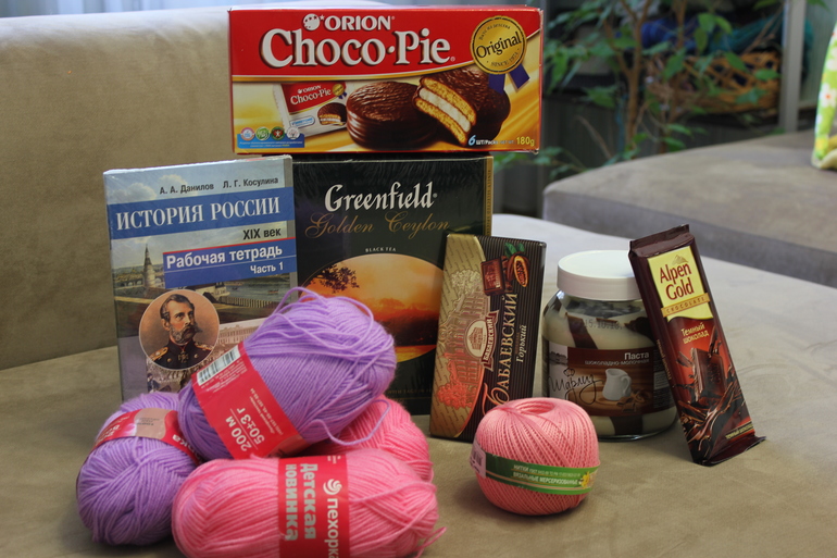 Как приятно получать подарки))))