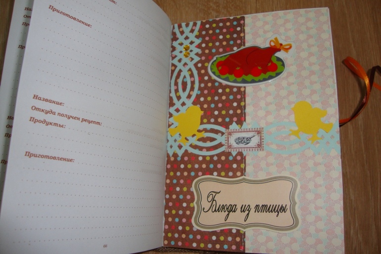 Кулинарная книга и слинги для Настюши