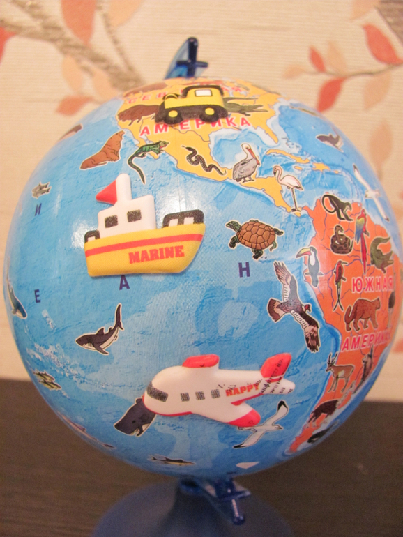 Глобус для первого знакомства с миром