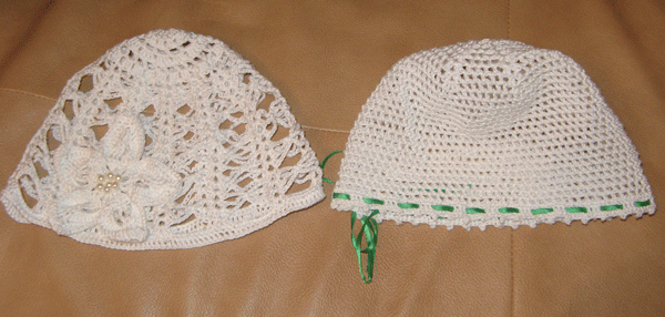 Летние шапочки и шаль