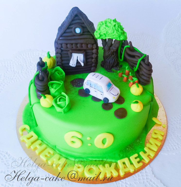 Торт на 60 летие мужчине)