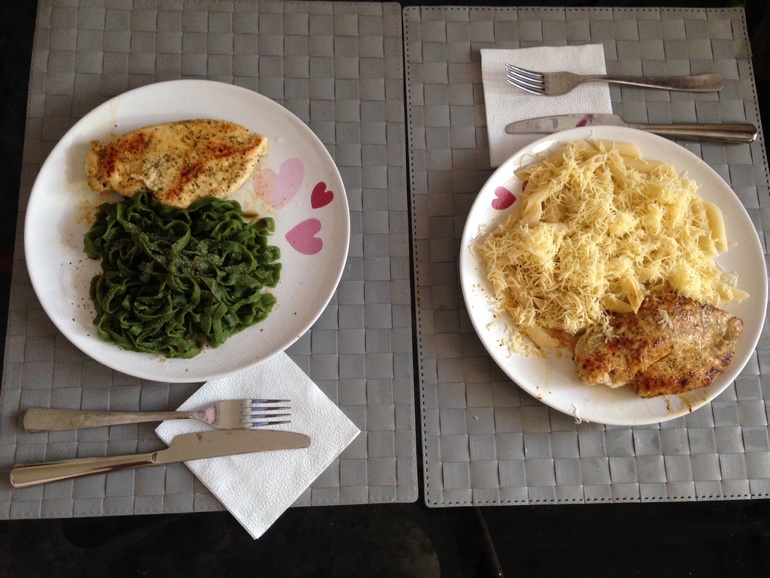 Кто вкусно поужинал, тот я!!!