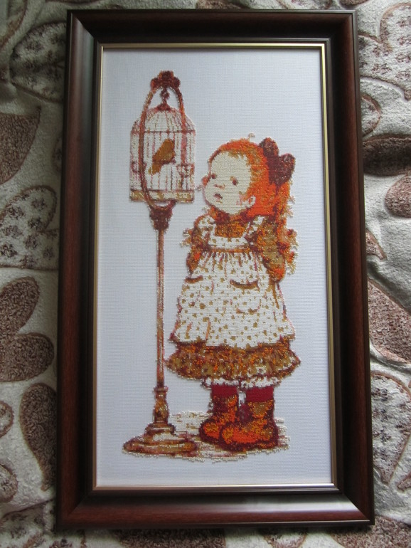 Оформила роботи к рождению дочери