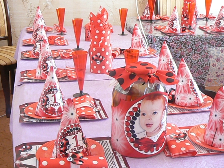 Годовасие в стиле Божьей коровки....часть 1 - подготовка!!!!