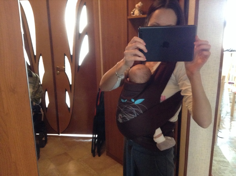 Оцените пожалуйста все ли правильно? Май слинг намотка.