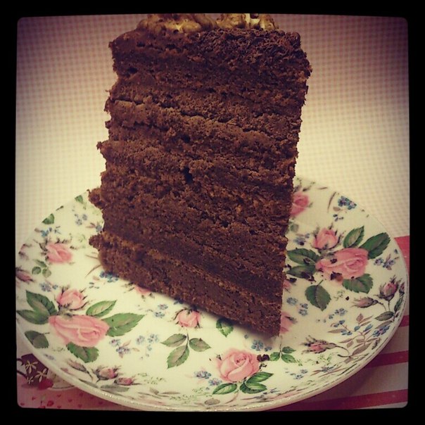 Шоколадный мини-тортик:)