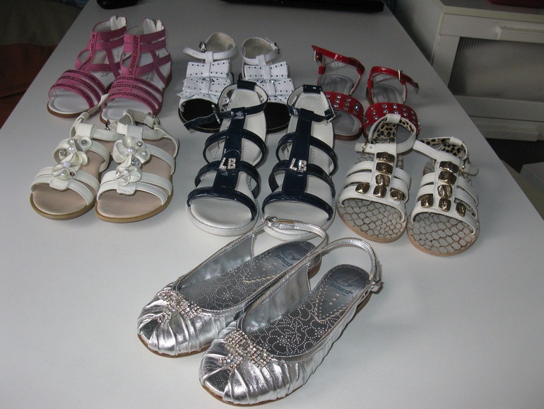 Наша обувь на лето))) Только босоножки)))