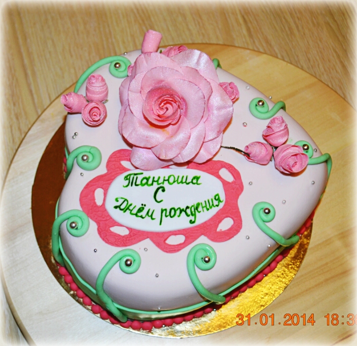 торт -клумбочка для моей подруги:-)