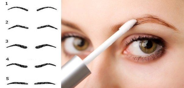 идеальная форма бровей