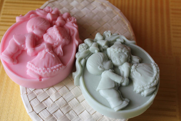 Мыло ручной работы ко дню Святого Валентина