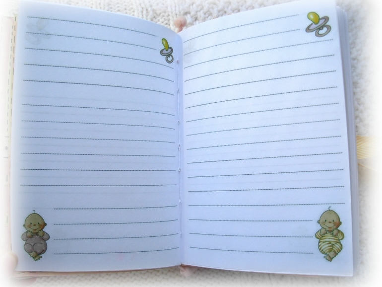 Нежнейший блокнотик для малышки (ПРОДАЕТСЯ)