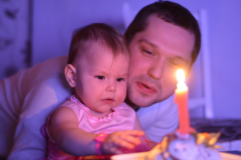 Годик!у моей малышки!