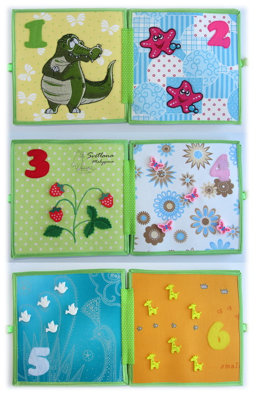 Развивающая книжка Счет от 1 до 10