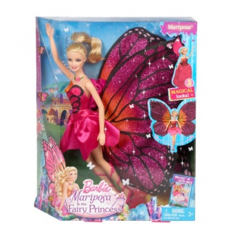 Кукла Barbie Марипоса, Рапунцель с волшебными воло