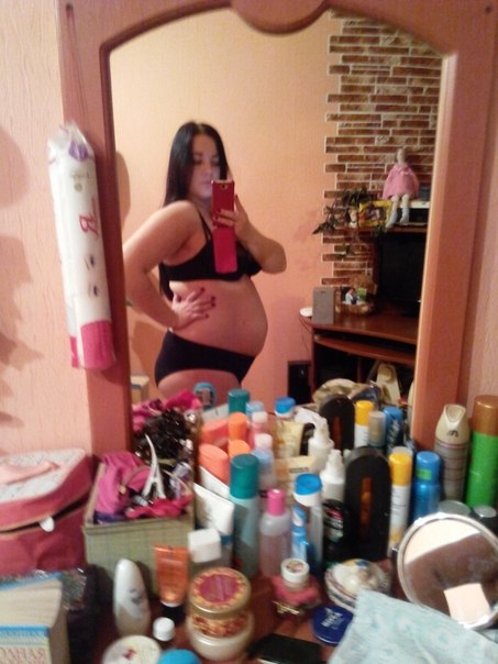 Моё пузико)