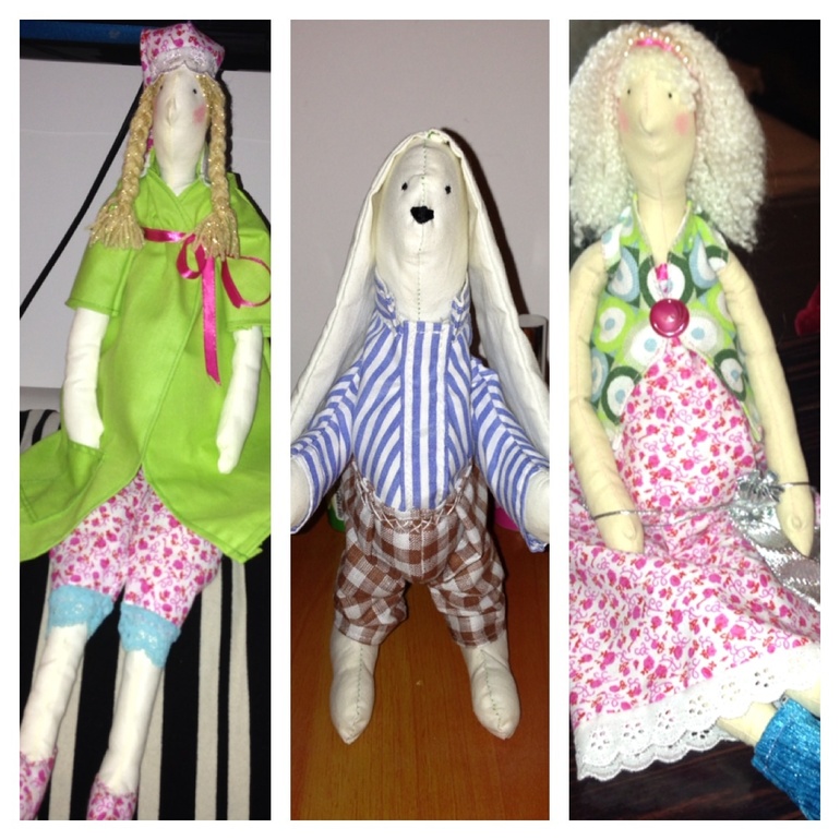 Мои Тильдочки.