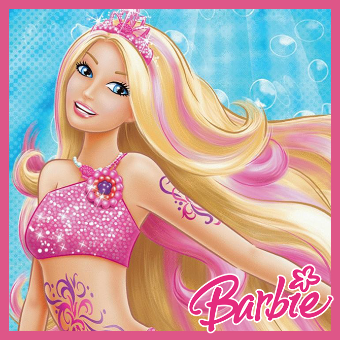 День рождение дочери. Шесть лет. Вечеринка в стиле Барби, посвящена сказкам-мультфильмам с Барби.