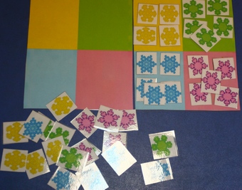 Задания к тематическому занятию "Снежинка"