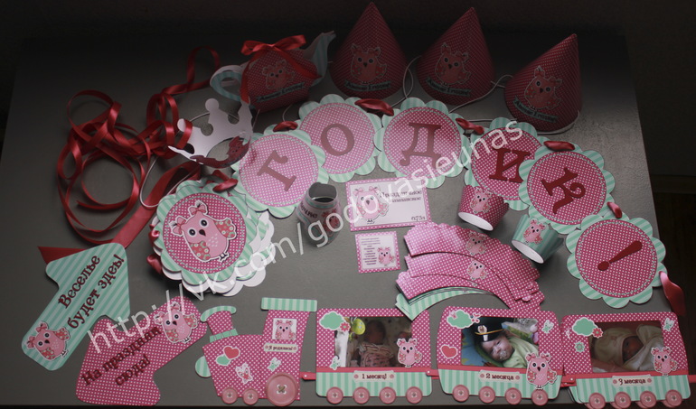 набор "Совушка" на первый День Рождения Анечки!