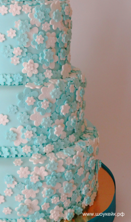 Свадебный бирюзовый.