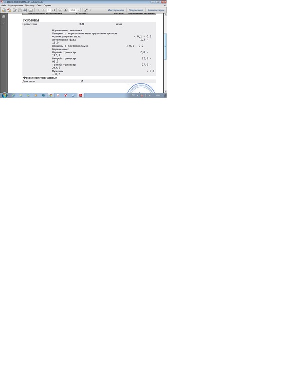 Посмотрите анализы))