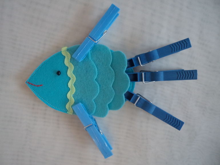 Фетровый набор для игр с прищепками (обновлённый)