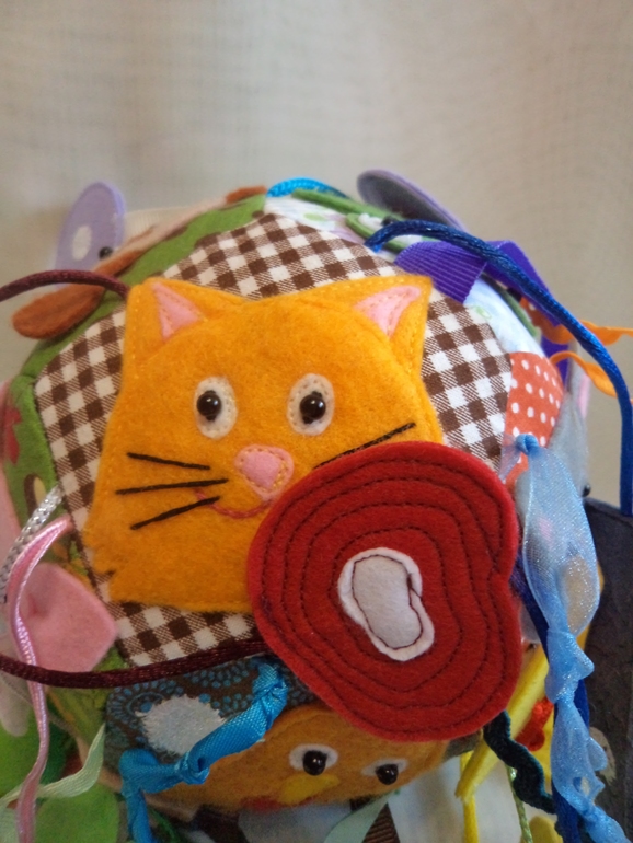 Развивающий мячик "Кто что ест"