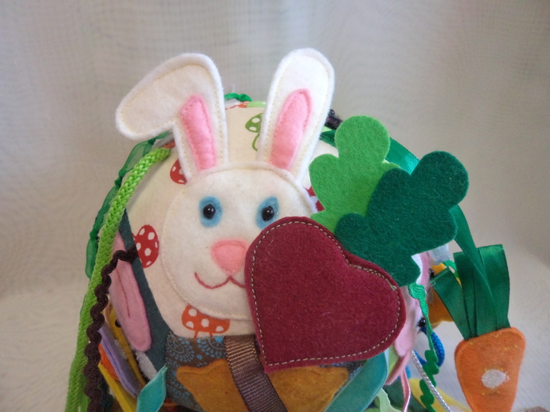 Развивающий мячик "Кто что ест"