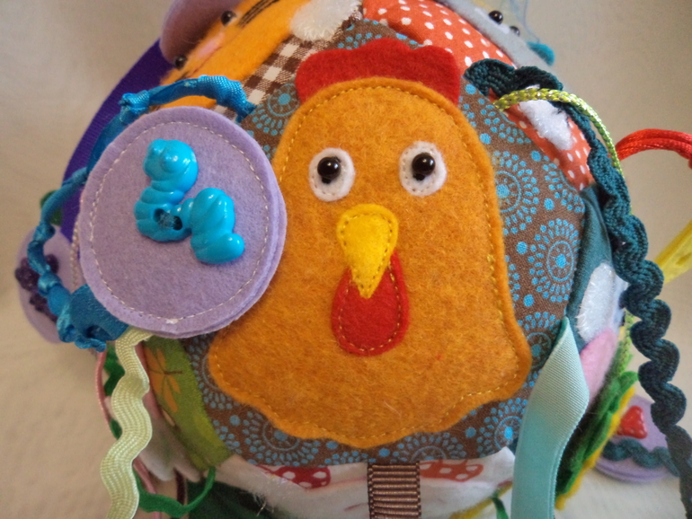 Развивающий мячик "Кто что ест"