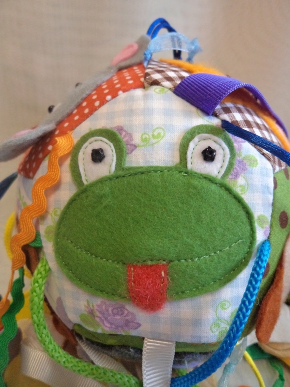 Развивающий мячик "Кто что ест"