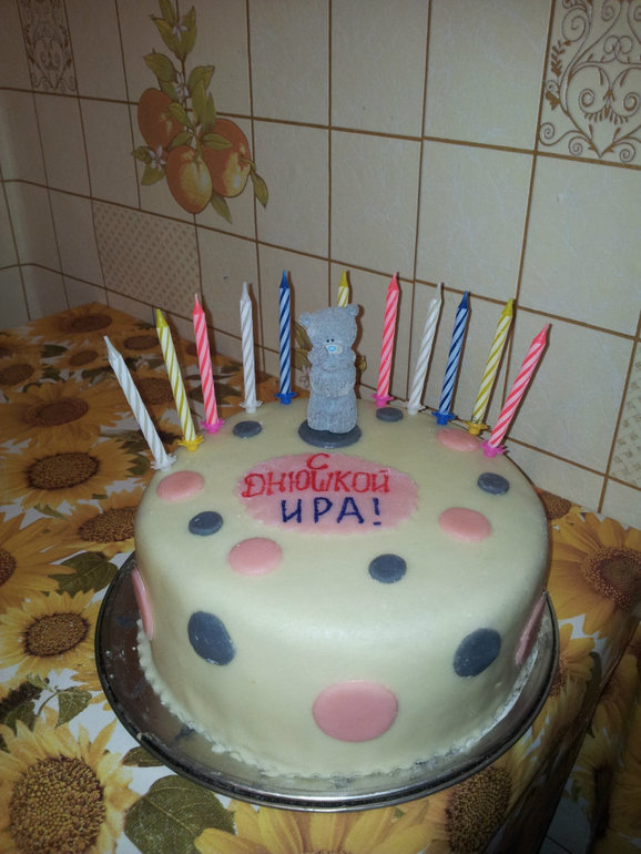 Мой первый тортик.