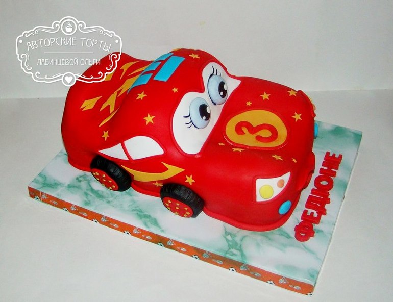 Торт Маквин для Феденьки.