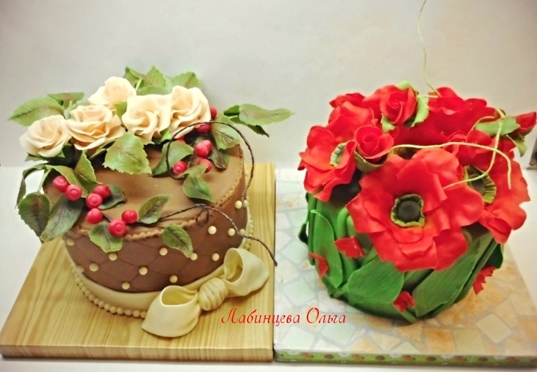 Торты к 8 марта.