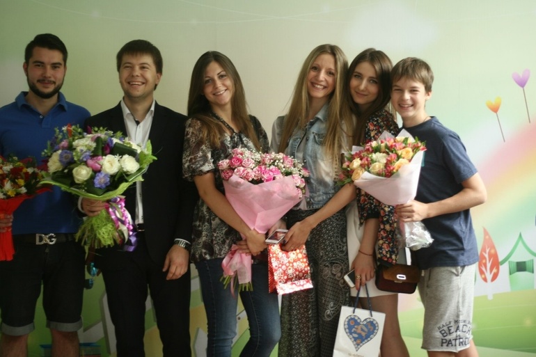 Наша выписка из роддома 16 :)