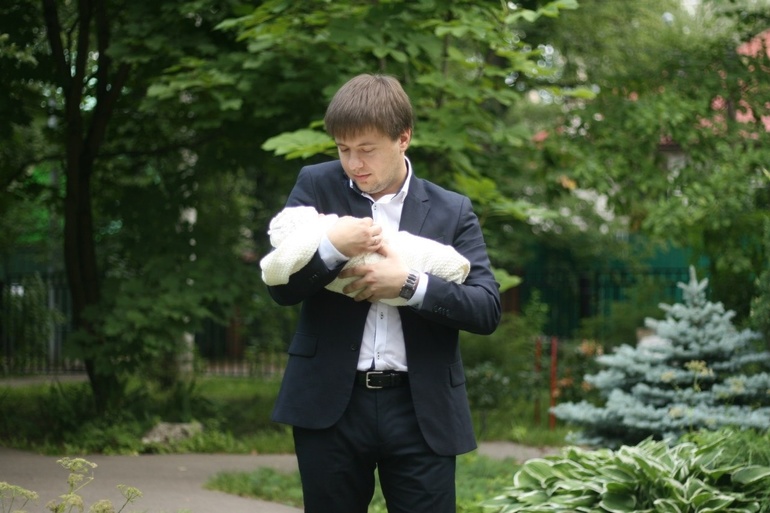 Наша выписка из роддома 16 :)