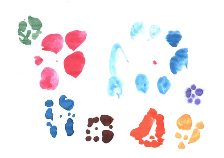 Художества Лисёнка. Цветы для мамы.(Алиса 3 года и 2 месяц)