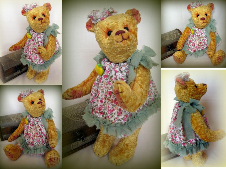 Маша Яблочкина . Мой первый мишка-тедди