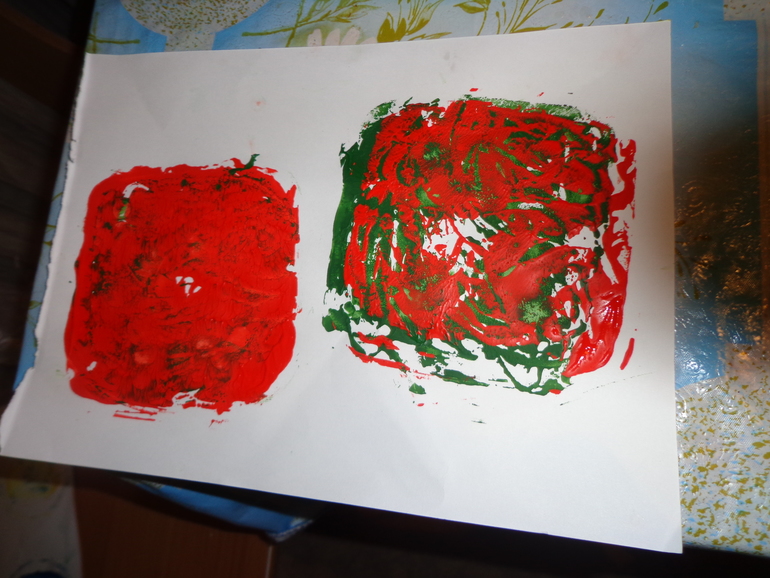 Рисование ватными палочками