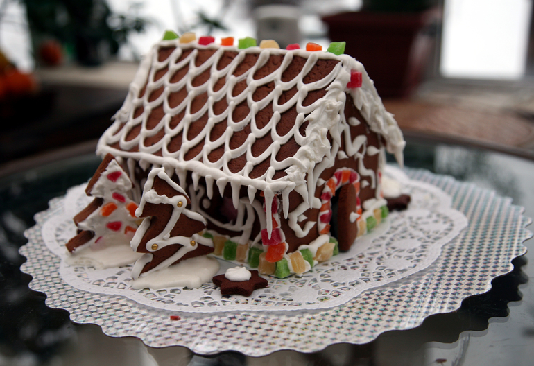 Мой второй пряничный домик....идей было больше :(:(