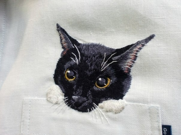 Котики в кармашках