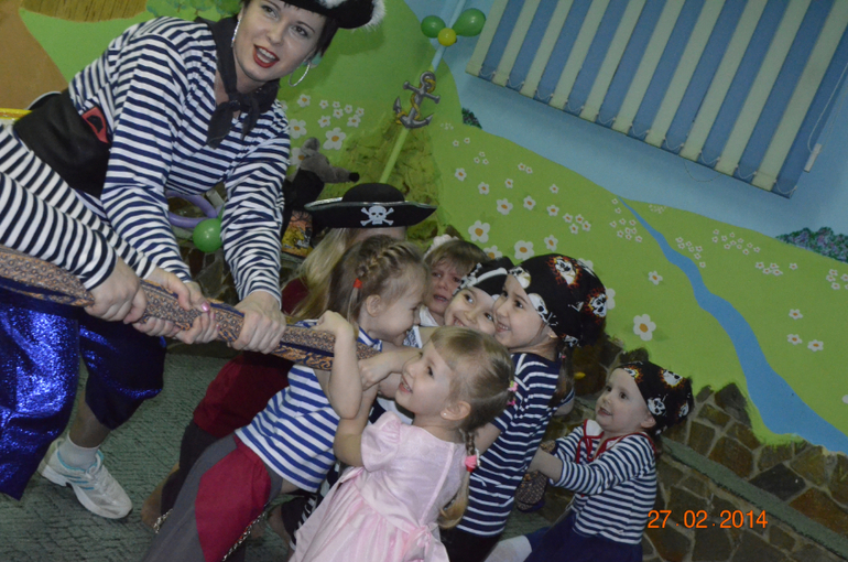 Девичья пиратская вечеринка.