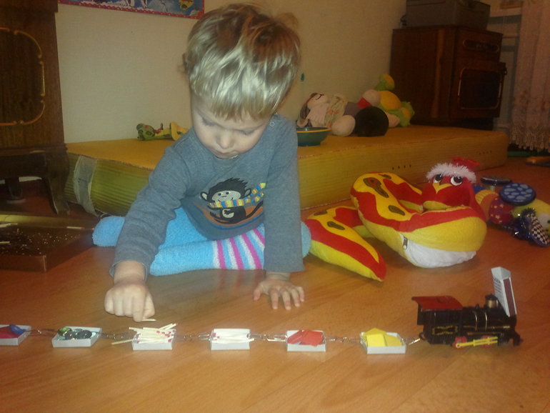 Монтессори понедельни - паровозный!