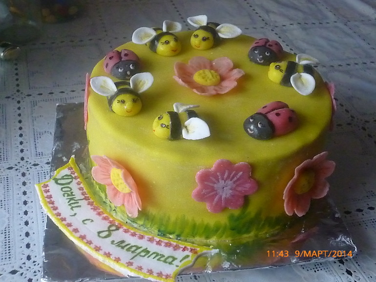 тортик для моих любимых дочек